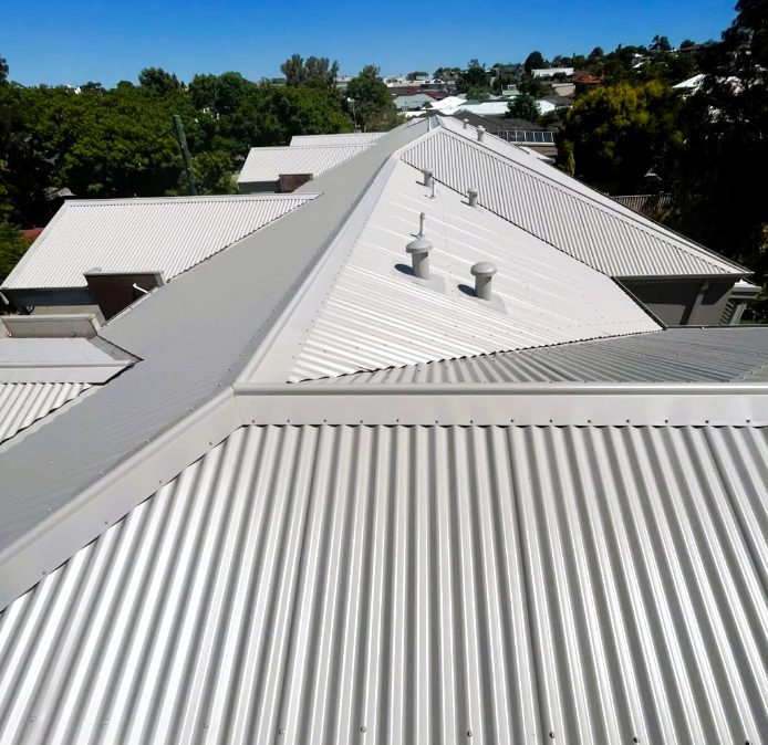 Gutter and eave installation on a Perth patio